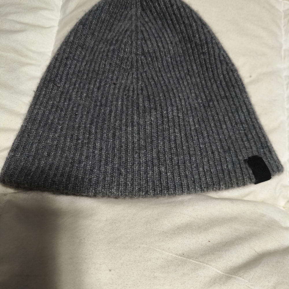 EUC $145 Rag & Bone Charcoal Gray 100% Cashmere Ace Beanie
